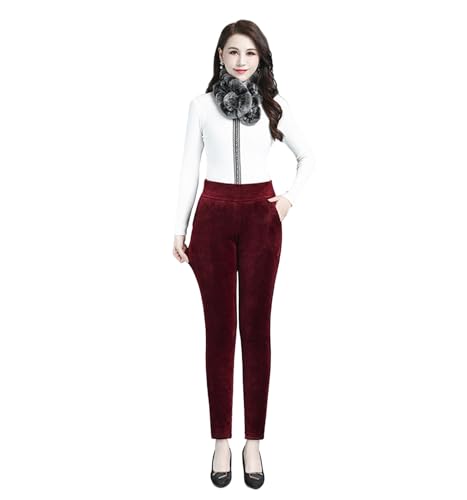 Pantalones de algodón y leggings cálidos para el invierno de ancianos