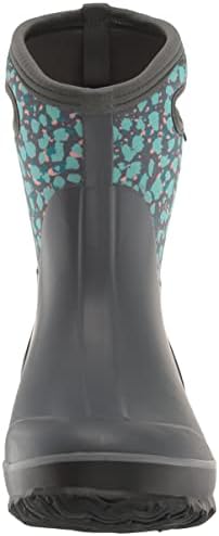 Bogs Womens Classic Mid Waterproof Boot Rain, Animal Print-Gray, 7 Review | Image 1