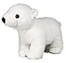 Lifelike Baby Polar Bear Stuffed Animal - Plush Toy - 9 Inches Length