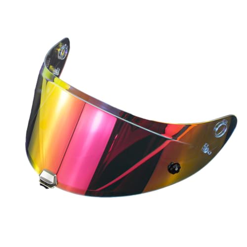 Casco de moto y lente de visera para rutas de carretera