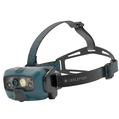 Ledlenser HF8R Core Stirnlampe Led wiederaufladbar Teal Green | LED Kopflampe 1600 Lumen | Adventure Headlights mit Rotlicht | Outdoor Stirnleuchte | Kopfleuchte | wasserdichte Kopftaschenlampe IP68