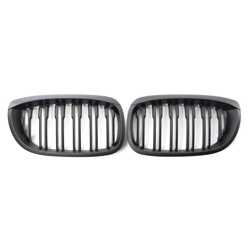 Calandre avant voiture double ligne noir mat pour un style épuré E46