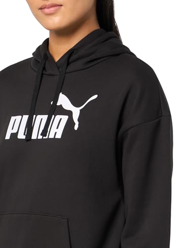 Image of PUMA Womens Essentials Logo Hoodie Casual Outerwear Casual Hoodie - Grey