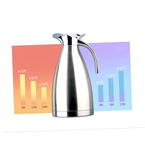 Alipis Botella Térmica Inoxidable De Aislada y Térmica Para Bebidas Frías Para Uso Casa y Oficina
