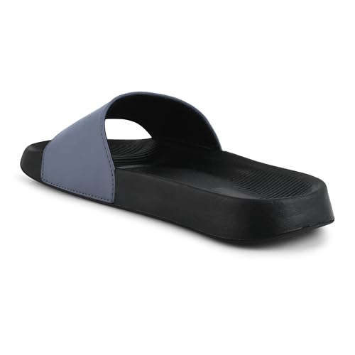 Image of PERY-PAO Sliders Grey, Black, White Stylish Flip Flop & Slippers