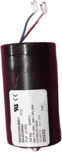 Condensateur 70uF 330VAC résout panne démarrage moteur 60A4D330064NXET