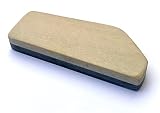 pietra belga gialla vintage Pietra per affilare Pietra per affilare l\'acqua in pietra belga, dimensioni 8/63 cm², con pietra di sfregamento