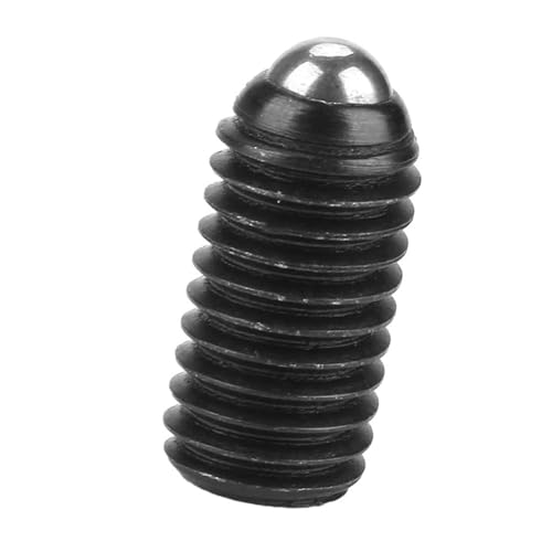 M8 Schraubgewinde Set 10 Stück – Innensechskant Federstöpsel mit Kugelantrieb, Push-Fit Kugelfeder, glatt M8 x 16