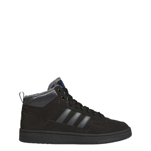 adidas Unisex Rapid Court Mid Winterized Shoes, core Black/Grey six/Bright royal, 42 EU