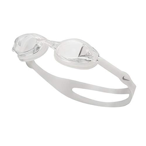 NIKE Swim Men's Chrome Swim Goggle, pure platinum, One Size