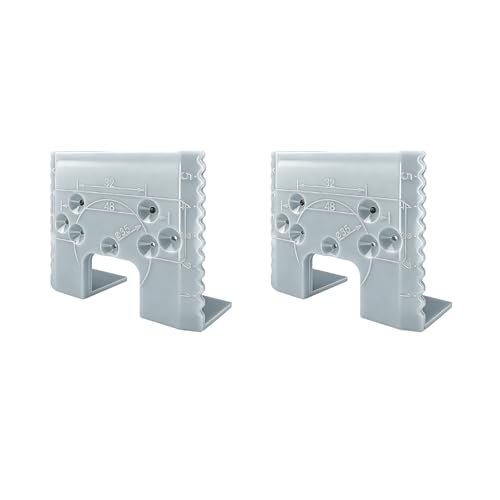 Magnetic Hinge Installation Spacer - Quick Door Hinge Adjustment Tool with Precise Positioning Holes,2mm Gap Alignment Tools for Door Cabinet Installation(Set of 2)