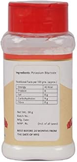 foodfrillz Cream of Tartar, 180 g (90g x 2) Pack of 2