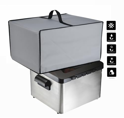 Housse de friteuse 4,5 L compatible friteuse électrique grise