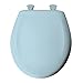Lift-Off Plastic Round Slow-Close Toilet Seat Finish: Dresden Blue