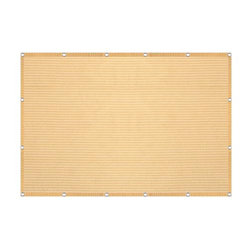 Voile ombrage avec oeillets protection solaire 3.8x6m