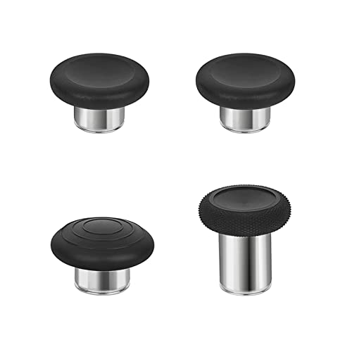 TOMSIN Component Pack for Xbox Elite Wireless Controller Series 2 Core, Accessories Includes 4 Metal Magnetic Thumbsticks, 4 Pcs Interchangeable Paddles, 1 Directional D-Pad (Black)