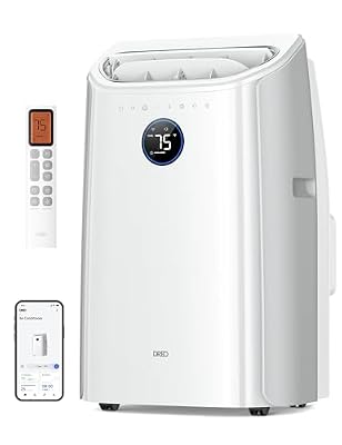 DREO Inverter Portable Air Conditioners,High Efficiency,14000 BTU Dual-Hose