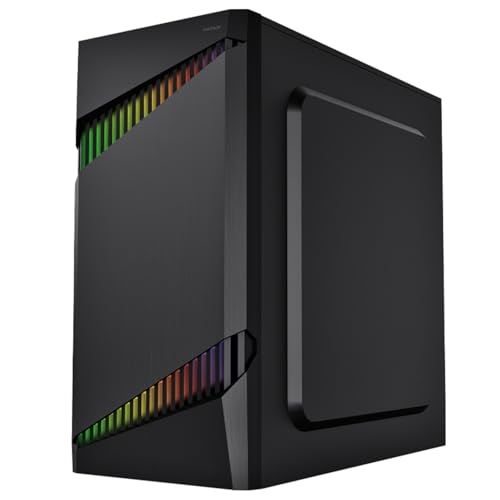 Image of Pratyush Gamer V7 Gaming and Editing Desktop Computer PC - Core i7-3770 3rd Gen Processor CPU, 4GB GT730 Graphic Card, 16GB RAM, 1TB SSD, 9 USB, HDMI, Win 11, Wi-Fi, Heavy Cabinet with RGB Lights
