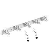 Mode und nützliches Design Tree-on-Life Fashion Nützliche Robuste Wandhalterung 304 Solide Edelstahl Abschraubbare Haken Mantel Hut Kleidung Kleiderhalter Haken Rack