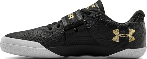 Under Armour UA Centric Grip 3021862-004 - Scarpe da ginnastica unisex, colore: Nero/Phoenix Fire/High/Vis Yellow, Nero/Grigio corvino/Oro Victory Metallico, 11.5
