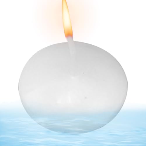 Velas Flotantes Blancas | Velas Flotantes Decorativas Para Mesa - Suministros Multifuncionales Para Hogar | Centro De Mesa Para Jarrón Bañera Bodas Fiestas