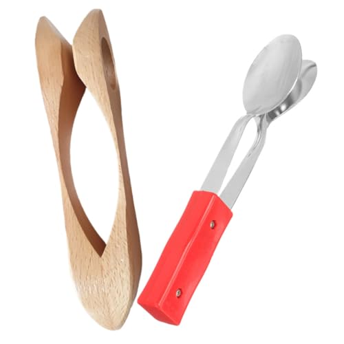 SUPVOX Adult Musical Wooden Spoons Set Unique Percussion Instruments Musical Spoons Metronome Music Playthings