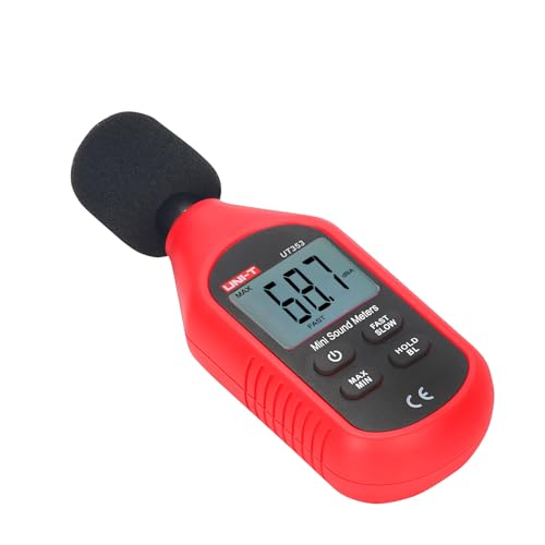 UNI-T UT353 Mini-Digital-Schallpegelmesser 30–130 dB Instrumentengeräusch-Dezibel-Überwachungstester