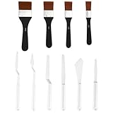 Fácil de limpiar y duradero: Estos pinceles mantienen su forma y su resistencia incluso después de múltiples usos y lavados. Ya sea que utilices pintura al óleo, acrílica o acuosa, la limpieza de las cerdas es rápida y sencilla.