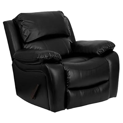 Flash Furniture Black Leather Rocker Recliner by Flash Furniture