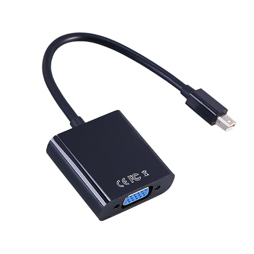 Mikikit Dp to Vga Converter Dp to Vga Adapter External Video Adapter No Power Supply High Performance Full Multi-Display Capable
