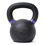 KETTLEBELL CAST IRON 20 KG SINGULARWOD – Pesa rusa de hierro fundido para crosstraining y fitness. Movimientos funcionales y fuerza en casa o gimnasio.