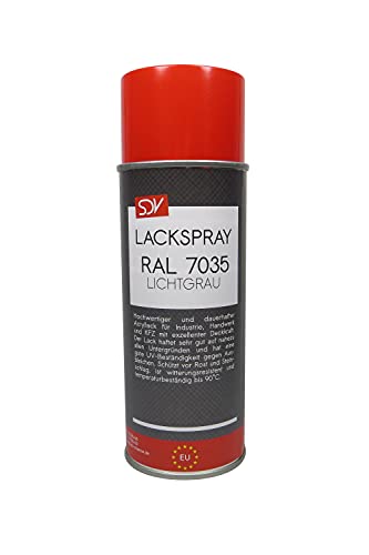 SDV Chemie Lackspray RAL 7035 LICHTGRAU 1x 400ml glänzend Acryllack