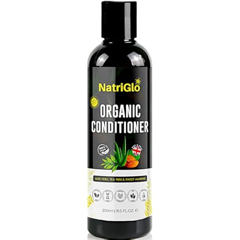 Organic Tea Tree Conditioner for Hair - Hair Conditioner for Dry Damaged Hair, Flaky, Itchy Scalp - Natural Hair Conditioner for Women & Men - Paraben, SLS, and Sulphate Free Conditioner Cover