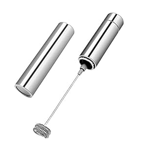 WPHGS Melkfolie, Mini Blender Mixer Elektrische Handheld Mixer, Koffie Folder Foam Maker Ei Klopper met 2 roestvrije…