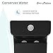 Carre One-Piece Square Toilet Dual-Flush in Matte Black 1.1/1.6 gpf