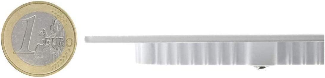 Pack de 5 Downlight LED Panel Empotrable Cuadrado, iluminacion 6W 9W 12W 15W 20W 25W, marco blanco 3000k 4000k 6000k. Driver incluido. (25W, 3000k Blanco Cálido)
