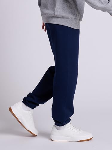 Image of Russell Athletic Men's Dri Power Fleece Elastic Bottom Sweatpants, Relaxed Fit, Moisture Wicking, with or Without Pockets