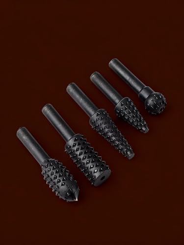 Set de fresas rotativas para madera 5 piezas miniatura 1