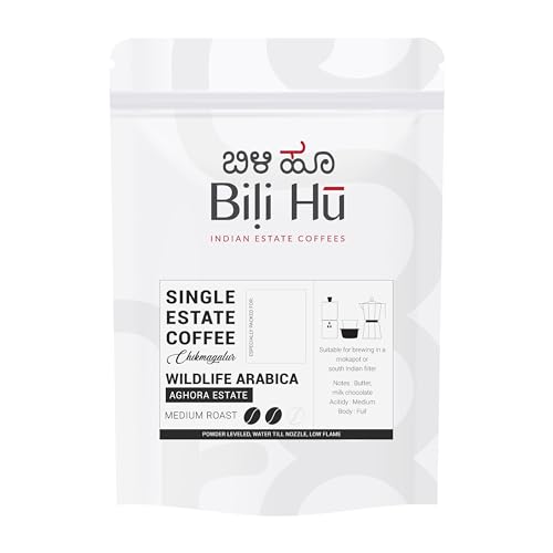 Bili Hu Coffees Powder from Aghora Estate, Medium Roasted Arabica Coffee, Traditional South-Indian Coffee Powder for Moka Pot & South Indian Filter (Pack of 1, 200 Gram) (B09MT5JXB4) Amazon Price History, Amazon Price Tracker