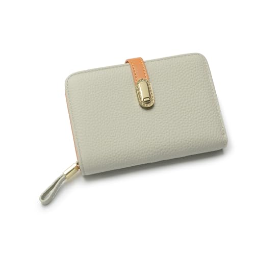 2R Genuine Leather Wallet with Storage, Buckle Closure