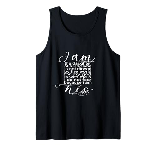 Christian Beautiful Quote I Am His Faith in Jesucrist Camiseta sin Mangas
