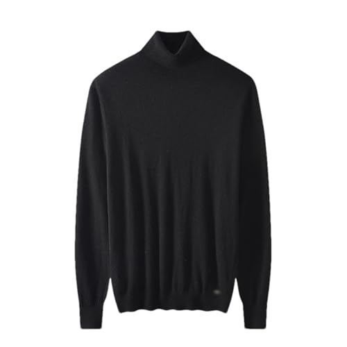Pull col roulé en laine mérinos pour homme Kelsiop, vêtement d'hiver chic