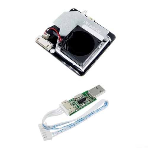 SDS011 PM2.5 Module de capteur de qualité de l'air avec sortie UART numérique et ventilateur intégré, haute résolution 0,3 μg/m³