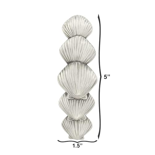 Costello Coastal - Seashell Cabinet Pull (Vertical) - Artist Collection Pewter Hardware - Image 2