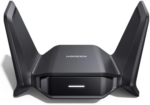 UGREEN BE6500 WiFi 7 USB WiFi Adapter for PC, WiFi Dongle with Tri-Band 6GHz 2882Mbps + 5GHz 2882Mbps + 2.4G 688Mbps, WiFi USB with MLO (Multi-Link Operation), MU-MIMO, WPA3, Supports Windows 11/10