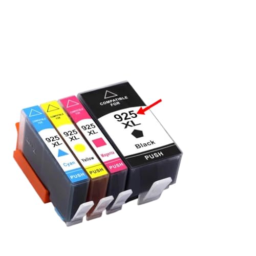Cartouche d'encre 925XL 924XL 923XL compatible Officejet Pro 8120 8123 8133 8130 - Jeu de 4 couleurs