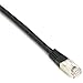 CAT5e 100-MHz Shielded, Stranded PVC Cable, (SSTP PIMF), PVC, Black, 1-ft. (0.3-m)