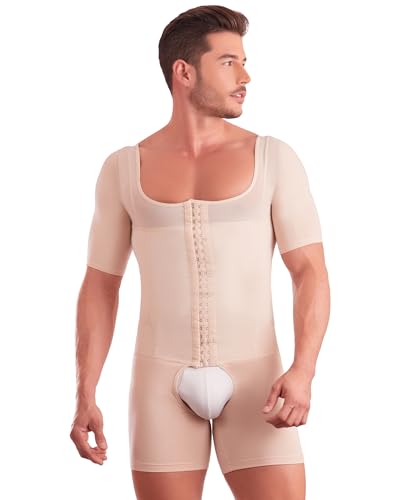 Fajas para Hombres 368 High Compression Mens Shapewear Tummy Control Colombian Girdle Mens Full Body Shaper2