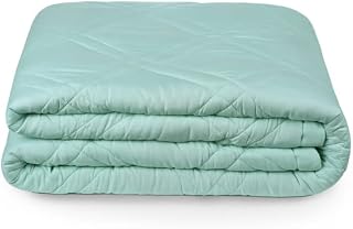 Kudd.ly Mist Cooling Weighted Blanket for adults, kids - HydraCool material heavy cooling blanket single 4.7kg - 48x78 (Light Green)