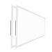 LTMATE LED Panel Light 2x4 FT,60W,5000K,6600 Lumens,Dimmable 0-10v, 100-277v, White Frame, No Flickering,DLC-Qualified and Lighting Facts(Eligible for Rebate Programs)- 2x4 5000K(2 Pack)